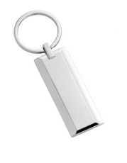 Keyring rectangular plate 65 × 25,5 mm
