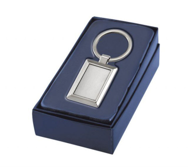 Keyring with rectangular shiny plate, product image (4)