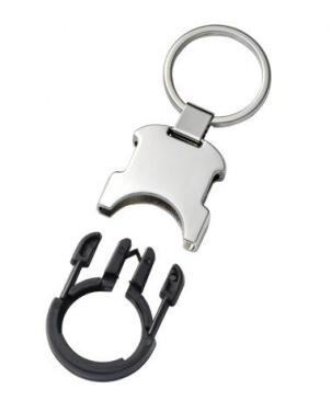 Keyring trolley coin click, product image (2)