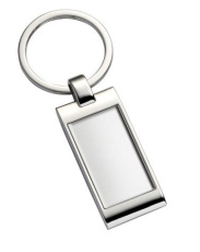 Keyring rectangular cavity 35 × 20 mm