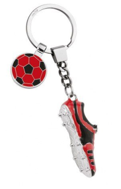 Keyring football shoe red/black, product image (4)