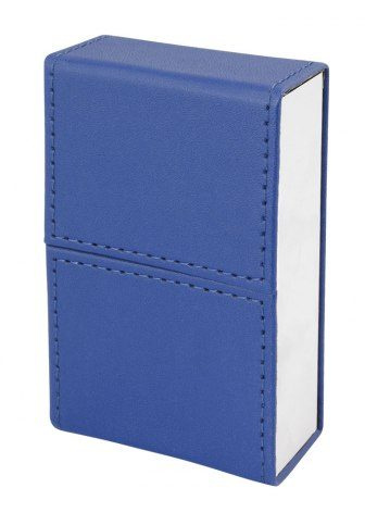 Pocket cigarettes case PU blue, product image (1)