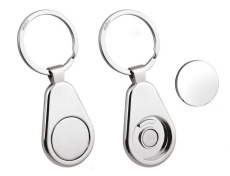 Keyring with trolley coin