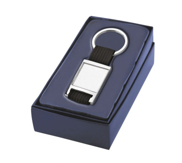 Keyring fabric black with hollow 25 × 25, product image (2)