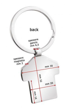 Keyring t-shirt with hollow, product image (4)