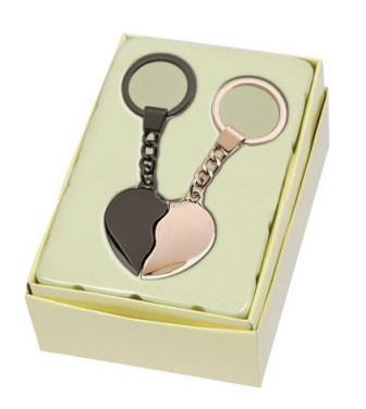 Keyring broken heart bicolour, product image (2)