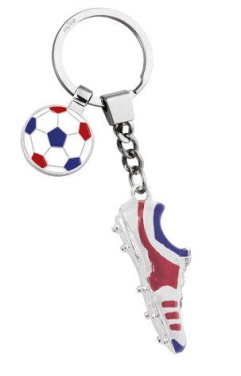Keyring football blue white red token, product image (3)