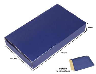 PU valet tray 22 × 11,5 cm with plate, product image (3)