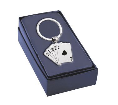 Royal flush clubs keyring, product image (4)