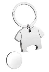 Keyring token t-shirt cart