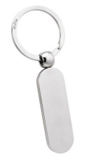 Oval pendant keyring