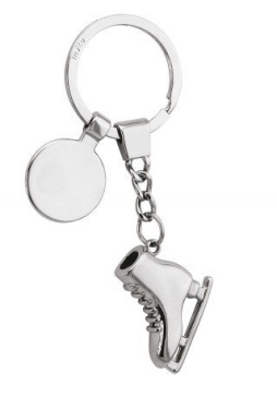 Ice skate keyring with token, product image (2)
