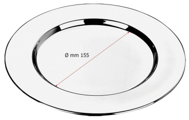 Valet dish steel d=24 cm, without box, product image (2)