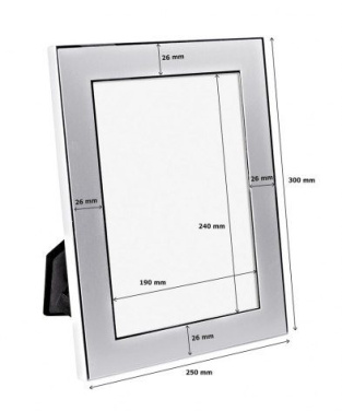 Satin metal photo holder photo 20 × 25 cm, product image (2)