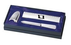 Set(3 pcs) ruler-letter opener-sharpener
