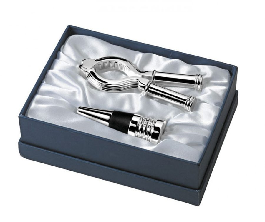 Set (2 pcs) bottle stop & champagne open, product image