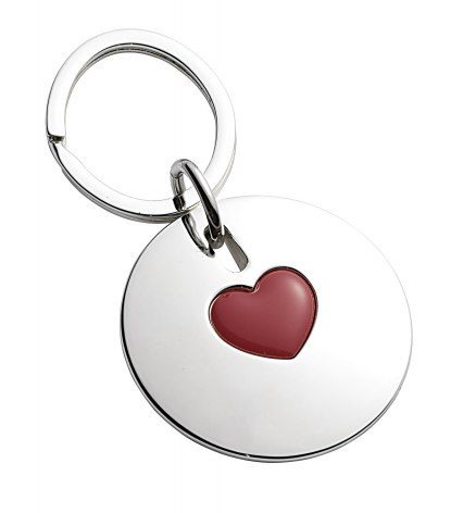 Keyring round with "heart", product image (1)