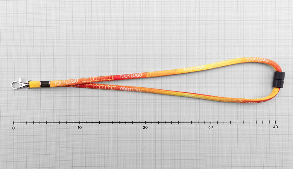 Round/Tubular Sublimation Lanyard with Hook & Safety Break (4.13), product image (1)