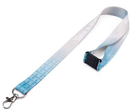 rPET Sublimation lanyard with hook & safety breakaway (3.3), product image