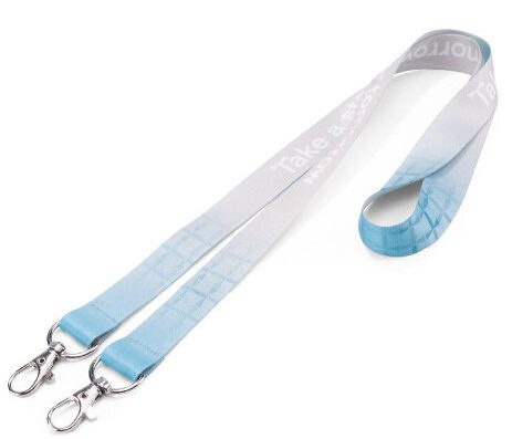 rPET Sublimation lanyard with double hooks (3.5), product image