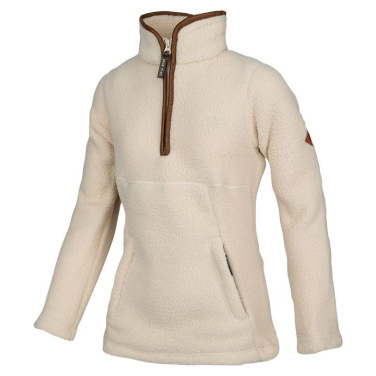 Ladies Half Zip Sherpa Fleece Pullover Sail – Jack Pyke (2)