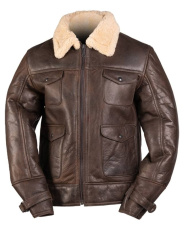 US Navy Bomber Jacket A4 Lambskin