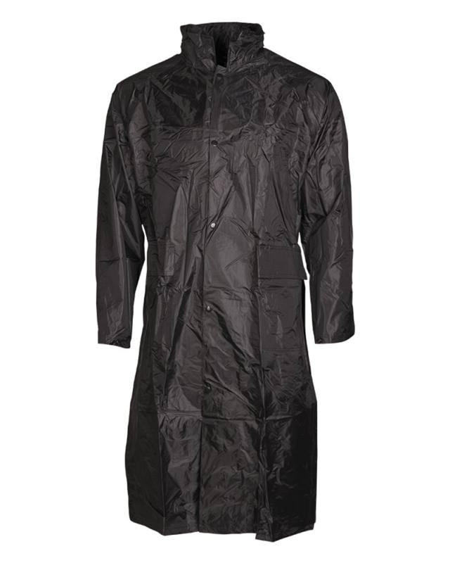 Black Pes/PVC raincoat – Mil-Tec (1)