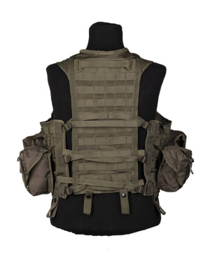 Vest Tactical Mod.syst.(8 Ta.)olive green – Mil-Tec (2)