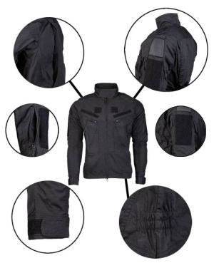 Combat Jacket Chimera Black – Mil-Tec (2)