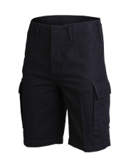 BW Bermuda Moleskin Prewash Black