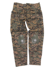 'Warrior' tactical trousers, Digital Woodland camouflage pattern