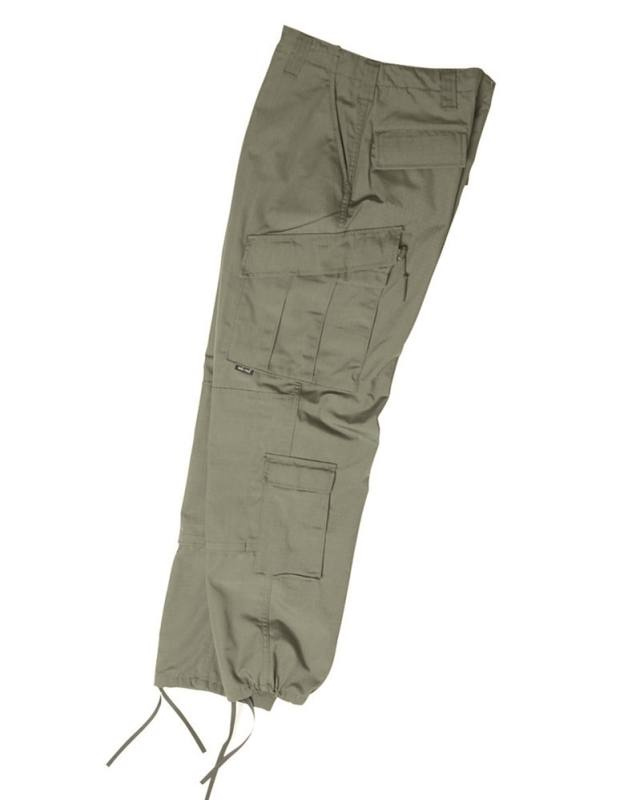 US Field Trousers Acu Ripstop Olive Green – Mil-Tec