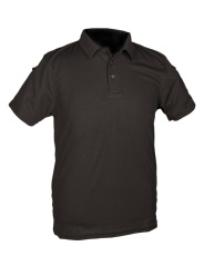 Tactical Quick Dry Short Sleeve Polo Shirt Black