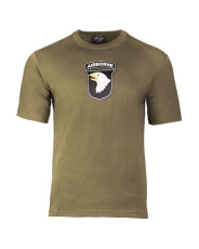 T-shirt with print ′101st Ab′ Olive green
