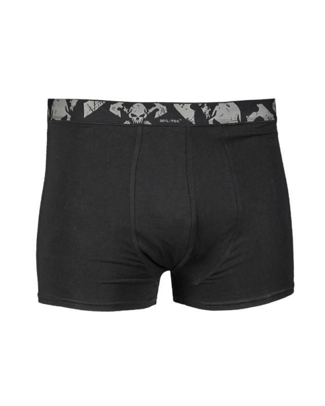 Boxer shorts′skull′(pack of 2)black – Mil-Tec (1)