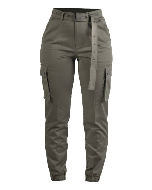 Army Pants Woman Olive Green – Mil-Tec (1)