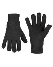US Finger Gloves Knit Thinsulate Black