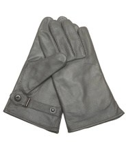 BW Leather Fingerless Gloves, Gray