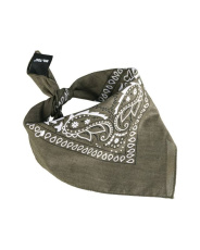 Western bandana, olive green
