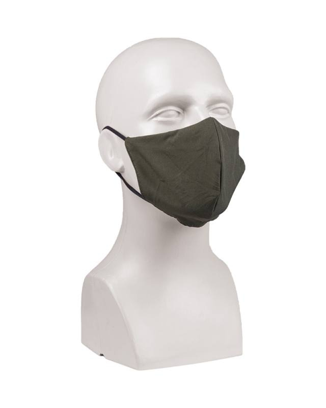 Mouth/nose covering V-shape Pes/el Olive green – Mil-Tec (1)