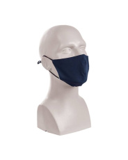 Mouth/nose covering V-shape Pes/el Dark blue