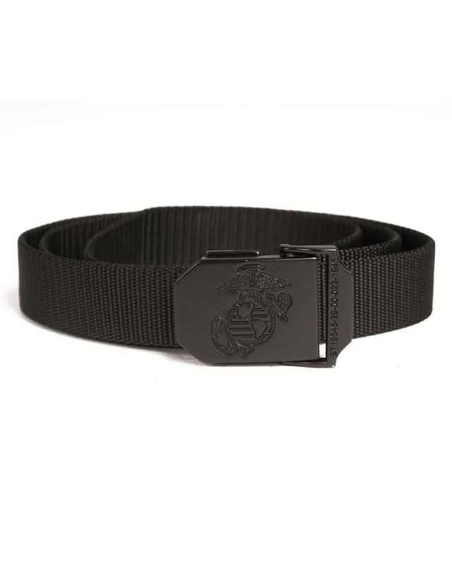 USMC trouser belt 30mm black – Mil-Tec