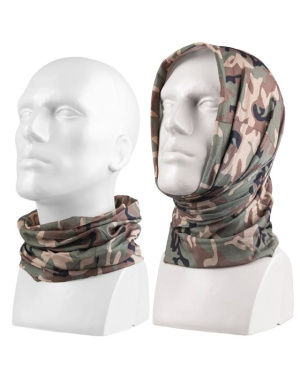 Multi Function Headgear Woodland – Mil-Tec (2)