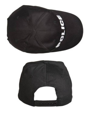 Baseball cap black. 'policy' – Mil-Tec (2)