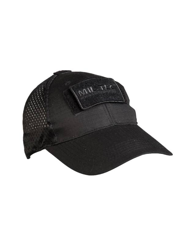 Baseball Cap Net Black – Mil-Tec (1)