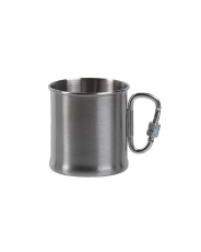 Carabiner cup S/steel 250ML Blank