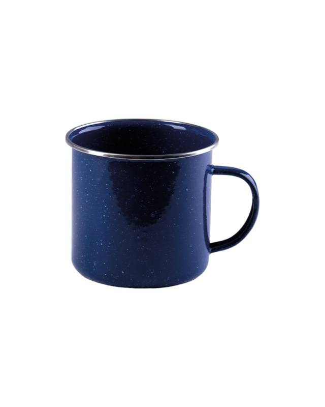 Western Enamel Drinking Mug 350 ml Blue – Mil-Tec (1)
