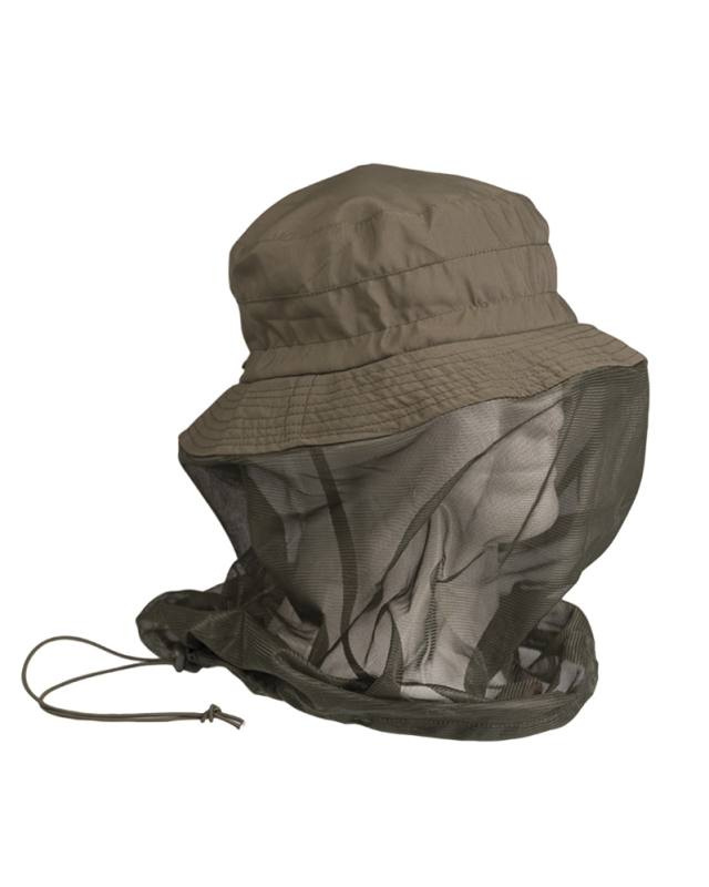 Jungle Hat with Mosquito Net, One Size, Olive Green – Mil-Tec (1)