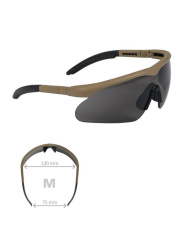 Swiss Eye® Raptor protective goggles, Coyote / (m)