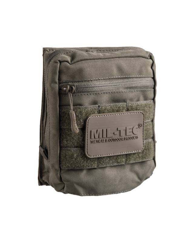 Multipurpose belt pouch with Velcro back, olive green – Mil-Tec (1)